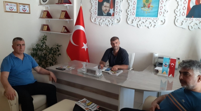 Başkan Üveyik’ten Başkan Can’a Ziyaret