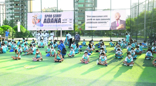 Büyükşehir'den binlerce çocuğa güvenli ortamda spor yapma olanağı