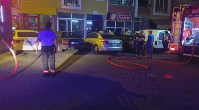 Buzdolabı patladı mahalleli sokağa döküldü