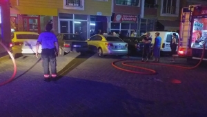Buzdolabı patladı mahalleli sokağa döküldü