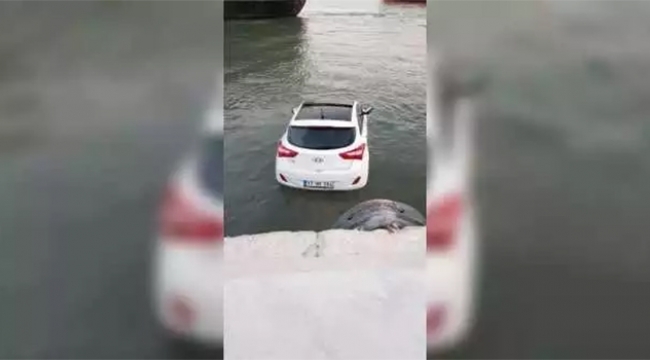 El freni inik unutuldu denize uçtu