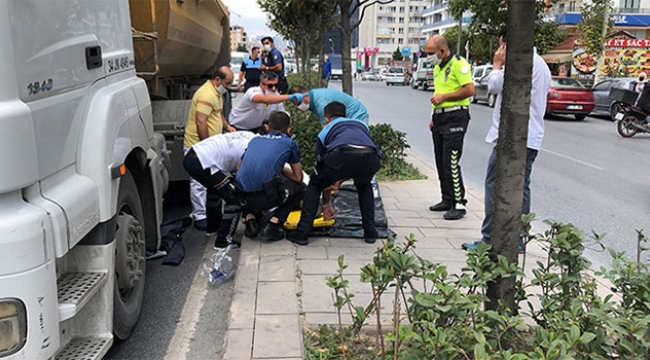 Hafriyat kamyonu dehşet saçtı