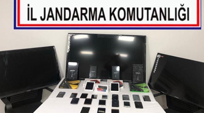 Kaçak getirilen televizyon ve telefonlara el konuldu