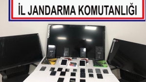 Kaçak getirilen televizyon ve telefonlara el konuldu