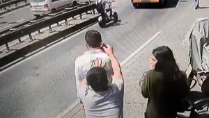 Kapkaç dehşeti böyle görüntülendi