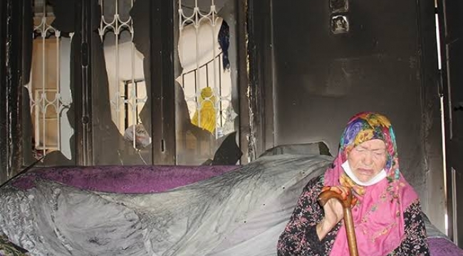 Klimadan çıkan yangın evi küle çevirdi