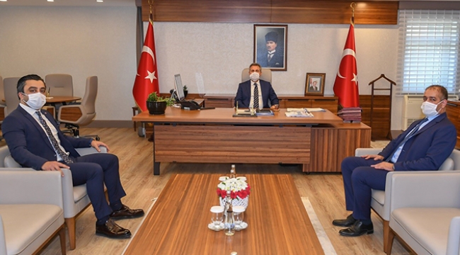 Küçük ve Uraz Vali Elban’ı ziyaret etti