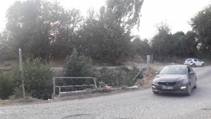 Motosiklet dereye uçtu