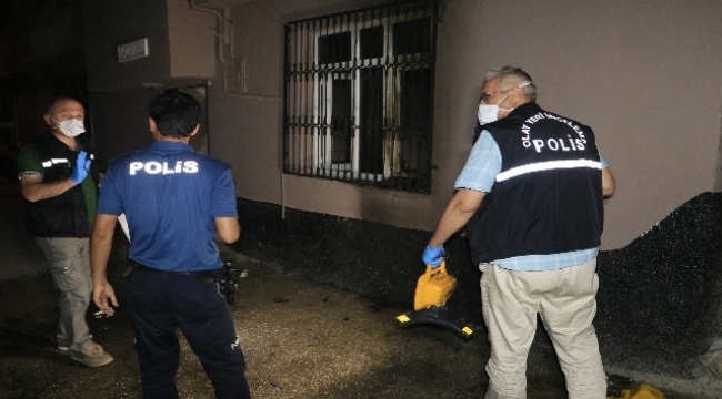 Müstakil ev benzin dökülerek ateş verildi
