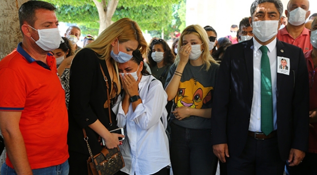 Öldürülen avukatın cenazesinde gözyaşları sel oldu