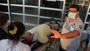 Paraşütçü yere çakıldı