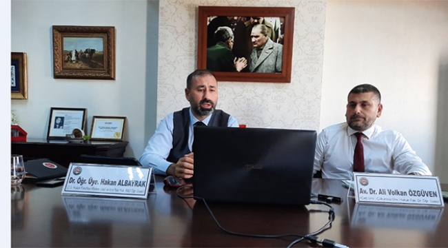 Adana Barosu ile ÇÜ’den online konferans