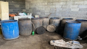 Adana'da 2 bin 280 litre kaçak içki ele geçirildi