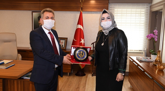 ASLAN VALİ ELBAN’I ZİYARET ETTİ