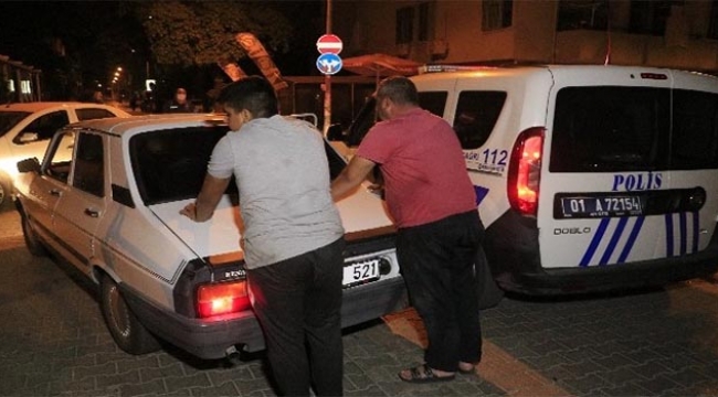 Babası alkollü diye direksiyona geçti kaçarken yakalandı