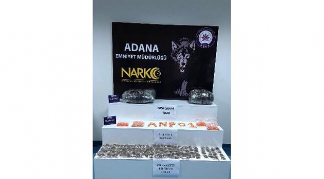 Bidondan 6 kilo esrar çıktı