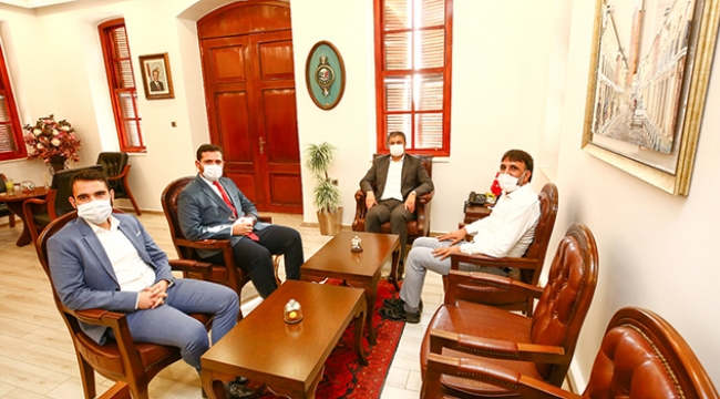 Çalışkan, Kaymakam Yavuz’u ziyaret etti