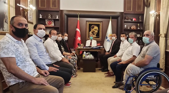Doğu ve Güneydoğu Kültür Sanat Derneği’nden Karalar’a ziyaret