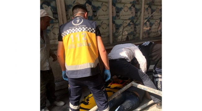 İnşaat işçisi 10 metre yükseklikten düştü...