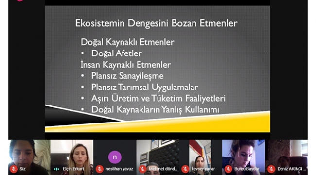 Sürdürülebilir Çevre Yönetim Sistemleri Eğitici Eğitimi başladı