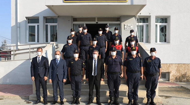 Vali Elban İmamoğlu’nda incelemelerde bulundu