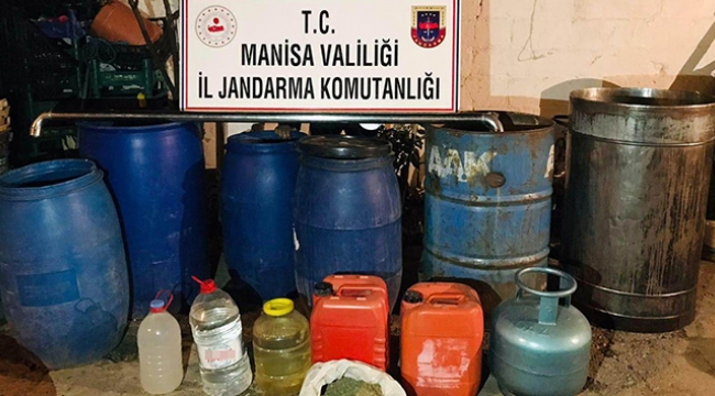 705 litre sahte rakı ve şarap ele geçirildi