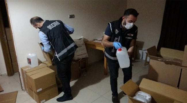 Bin 305 litre etil alkol ele geçirildi