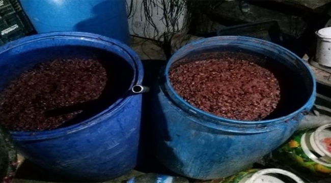 Bin 55 litre sahte içki ele geçirildi
