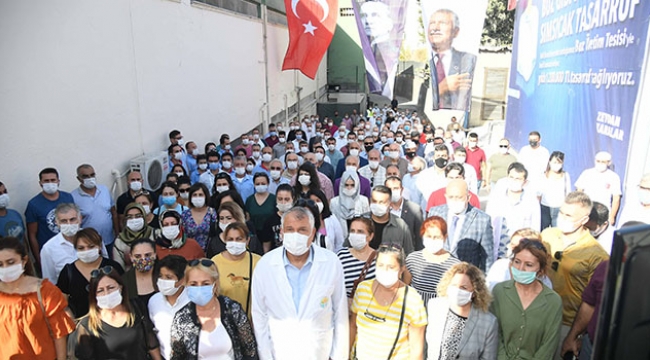 Buz üretim tesisinin açılışı yapıldı