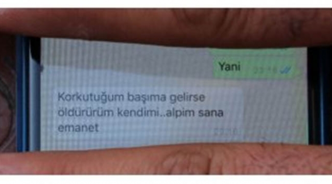 Kahreden mesaj