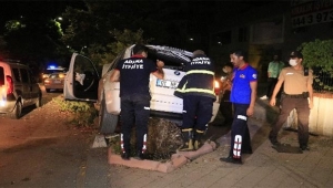 Önce pikaba sonra ağaca çarptı