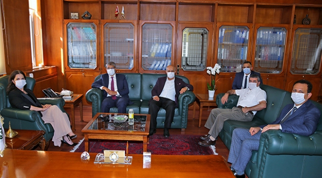 Rektörlerden, Rektör Prof. Dr. Tuncel’e ‘Hayırlı Olsun’ ziyareti