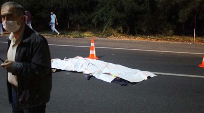 Yola fırladı feci şekilde can verdi