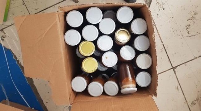 1 ton 28 kilo kaçak cinsel içerikli macun ele geçirildi