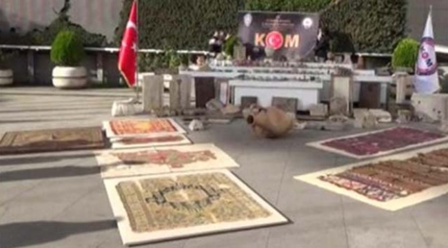 658 parça tarihi eser ele geçirildi