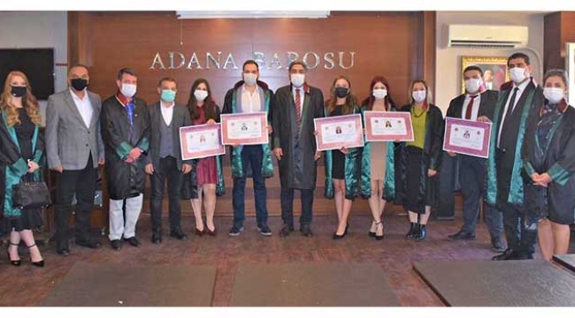 Adana Barosu’na 7 avukat daha katıldı
