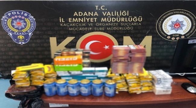 Adana'da kaçakçılık operasyonu