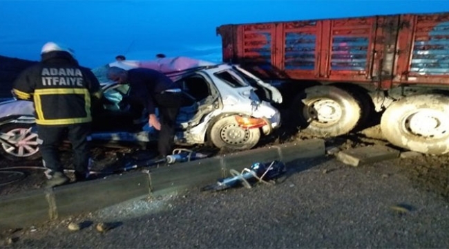 Adana'da trafik kazası