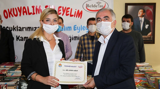 Büyükşehir’den köy okullarına kitap desteği