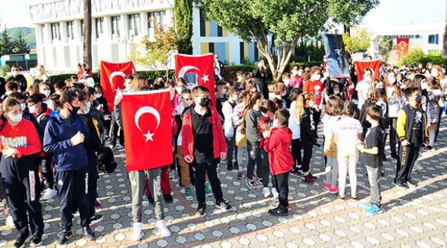 Erkanlı öğrenciler Ata’larını andılar