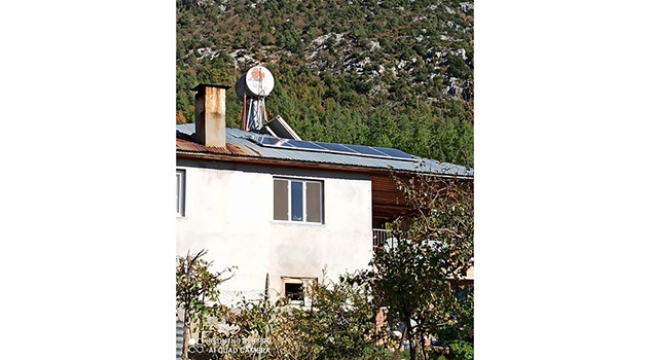 Orman köylümüz kendi elektriğini üretiyor