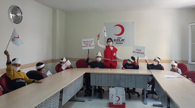 Özel öğrencilere Kızılay’ı anlattı