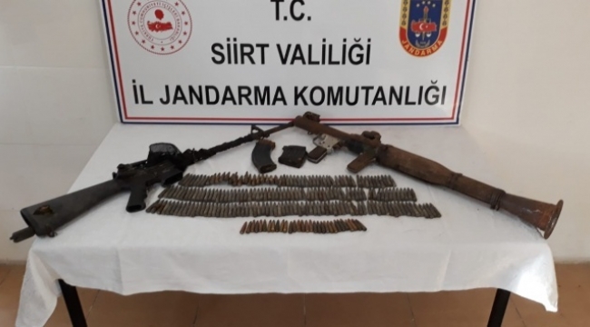 PKK'lı teröristlere ait mühimmat ele geçirildi
