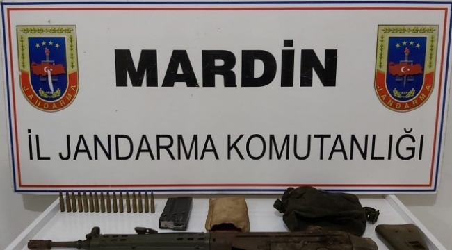 Teröristlere ait silah ve silaha ait mühimmat bulundu