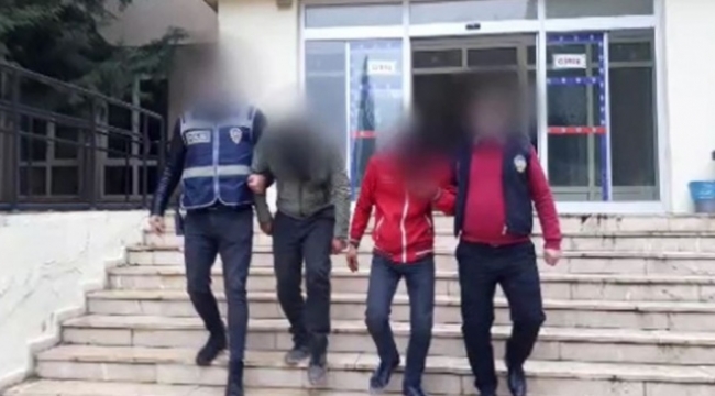 3 iş yeri ve 1 evi soyan 5 hırsız yakalandı