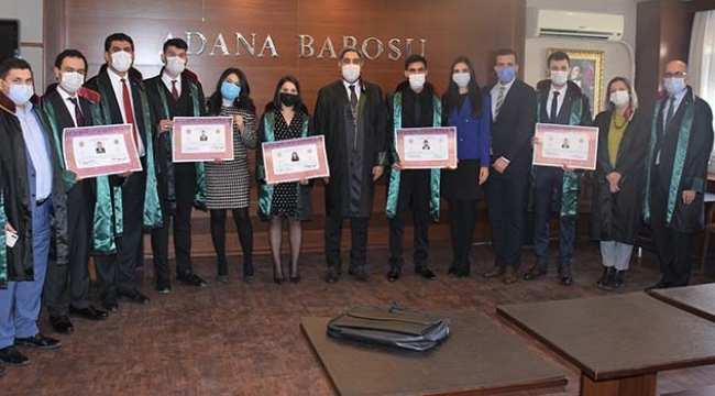 Adana Barosu’na 9 avukat daha katıldı