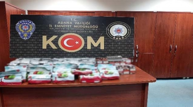 Adana'da kaçakçılık operasyonu