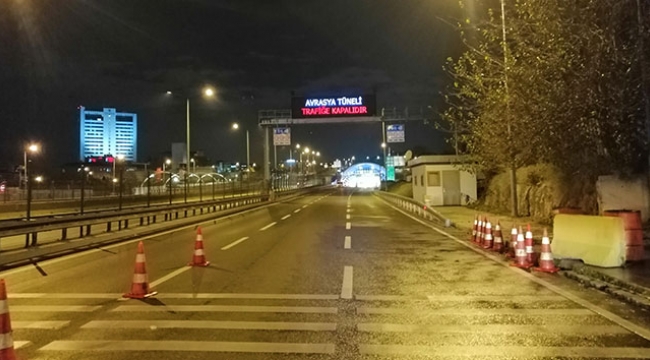 Avrasya tüneli içerisinde 'Araç yangını' tatbikatı