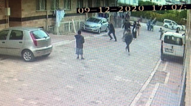 Çocuklara sinirlendi dehşet saçtı