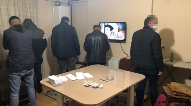 Kumar operasyonunda ceza yağdı
